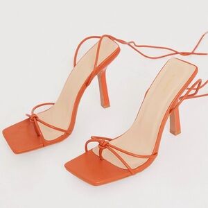 PLT Lace Up High Heeled Sandals